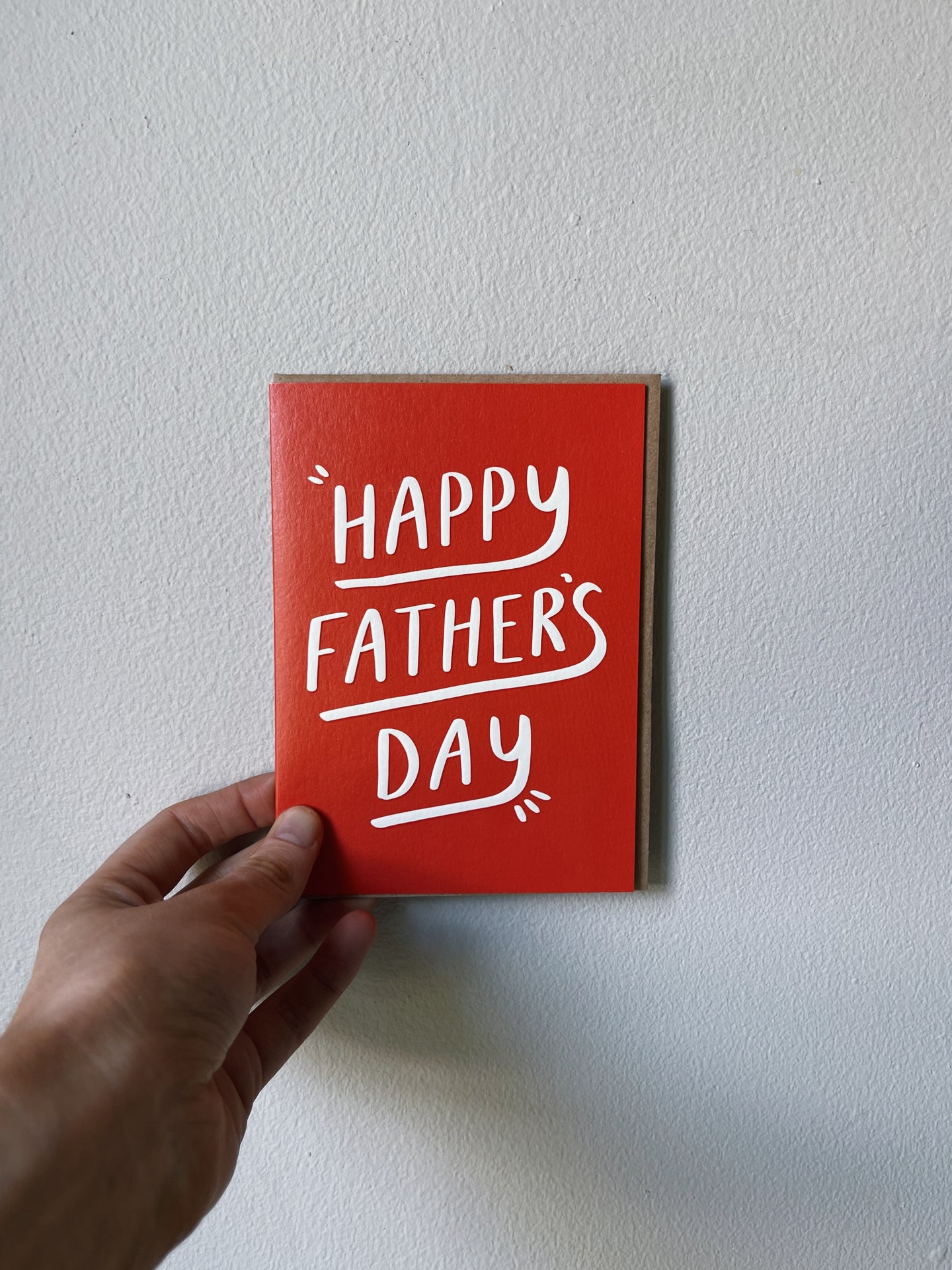 Retro fathers day card