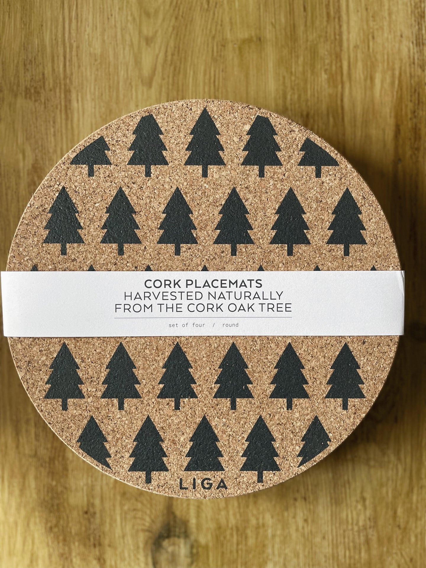 Cork placemats | trees