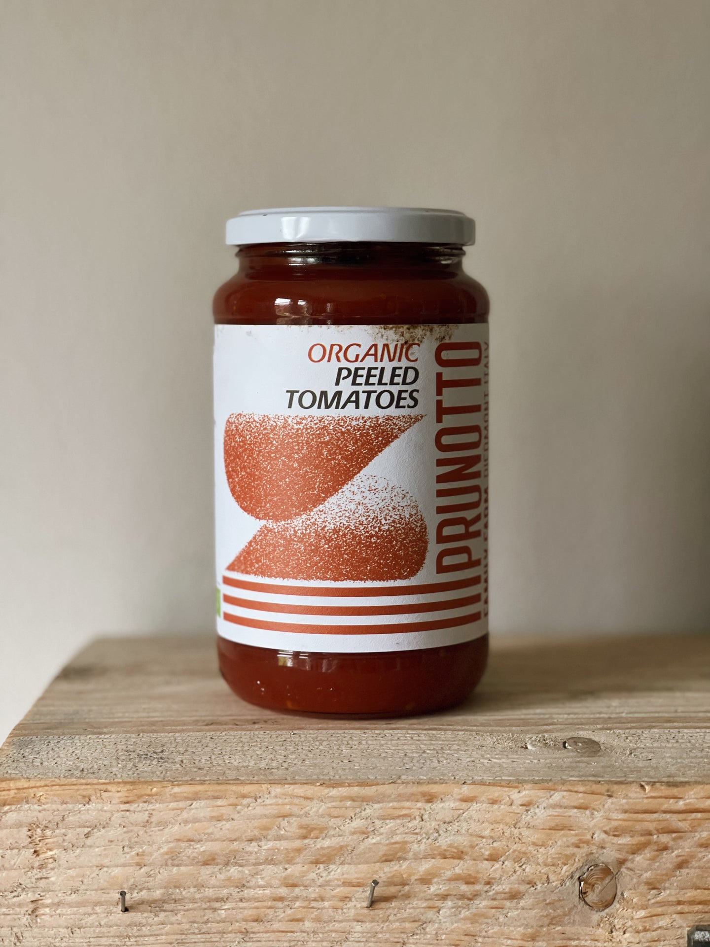 Peeled tomato jar