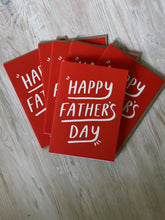 Load image into Gallery viewer, Retro fathers day card
